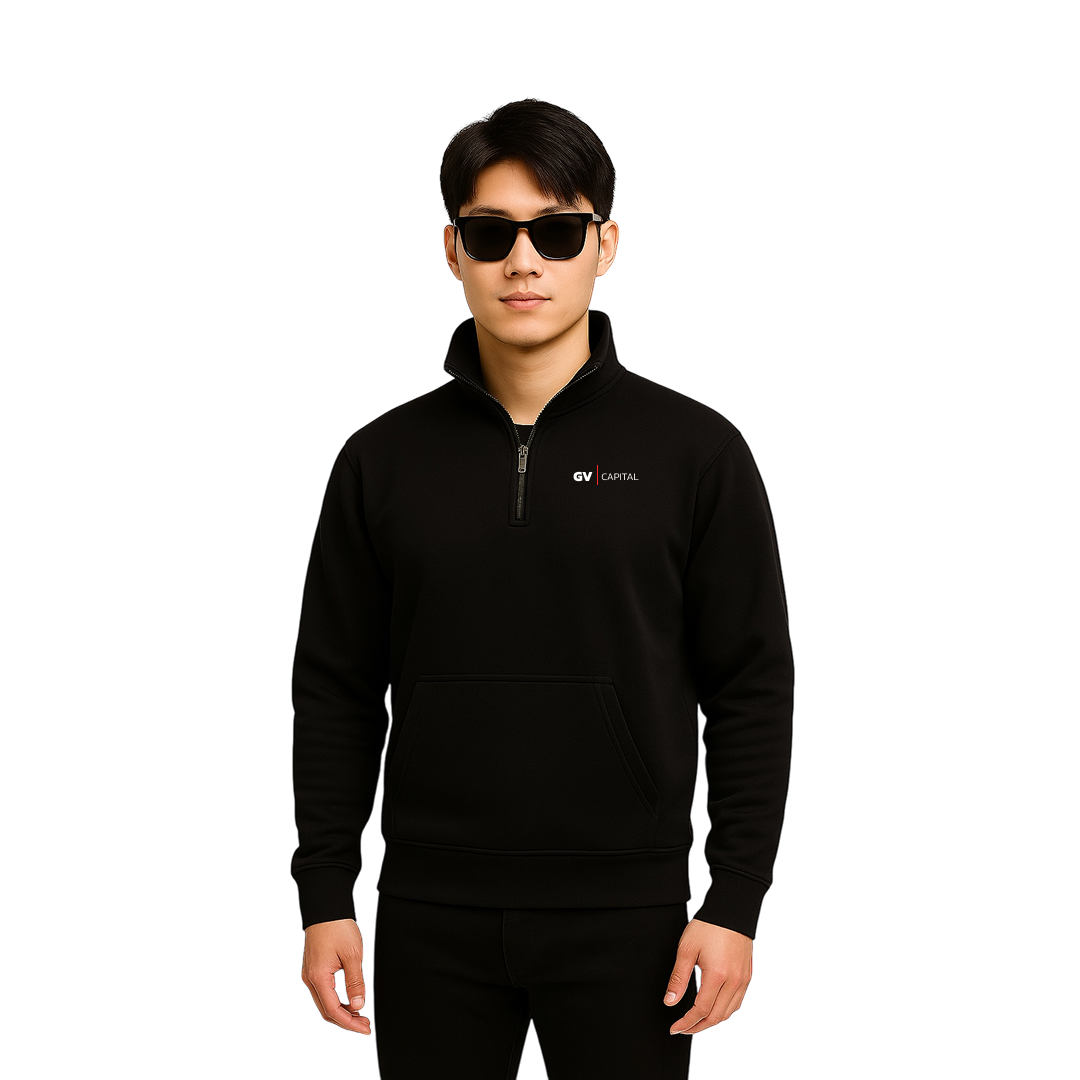 Black Quarter-Zip