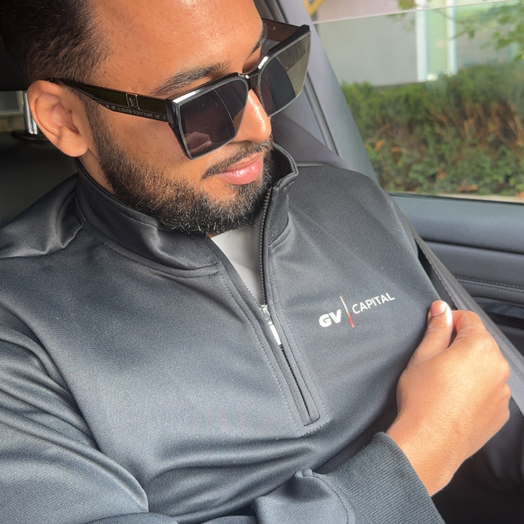 GV Capital Black Quarter-Zip