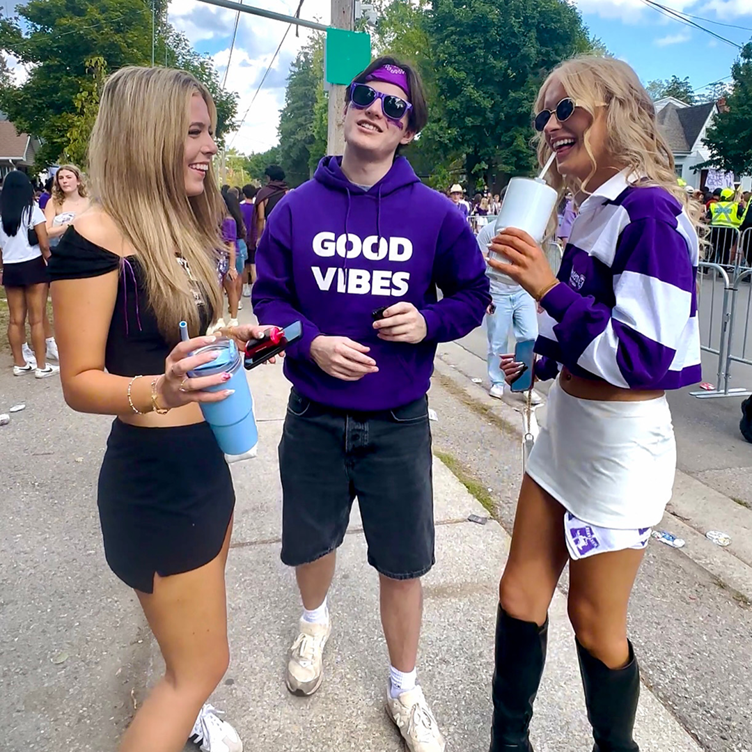 London Purple Hoodie